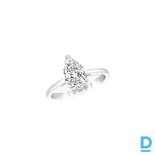 Pārdod Graff Paragon Pear Shape Diamond Engagement Ring