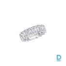 Pārdod Graff Emerald Cut Diamond Wedding Band (Size 51)