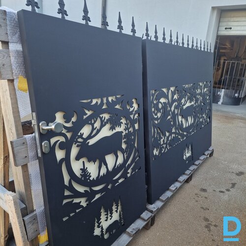 Metāla konstrukciju ražošanas pakalpojumus.