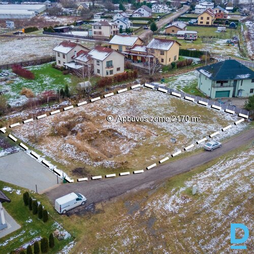 2170 m² apbūves zeme, Pērkons 35, Salaspils pagasts, Salaspils novads, Latvija.