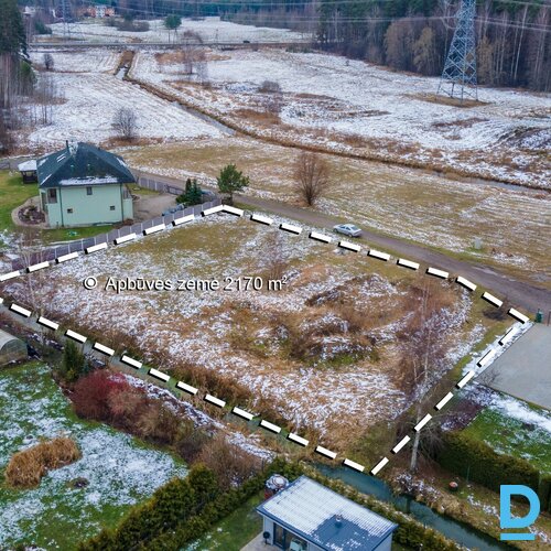 2170 m² apbūves zeme, Pērkons 35, Salaspils pagasts, Salaspils novads, Latvija.