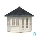 Wooden gazebo "Veronika 4" 6.7 m2