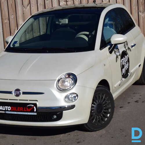 Pārdod Fiat 500 1.3i, kafijas auto, 2012