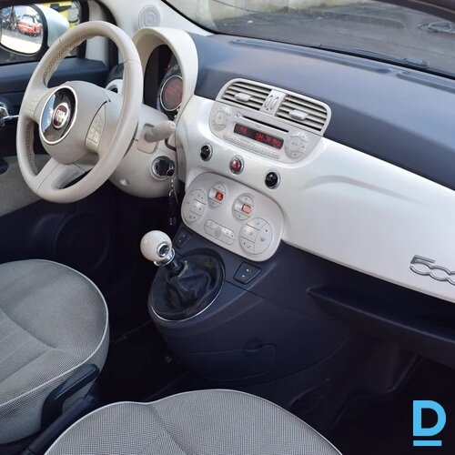 Pārdod Fiat 500 1.3i, kafijas auto, 2012