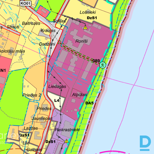 Zemes īpašums jūras krastā blakus Kolkas ragam