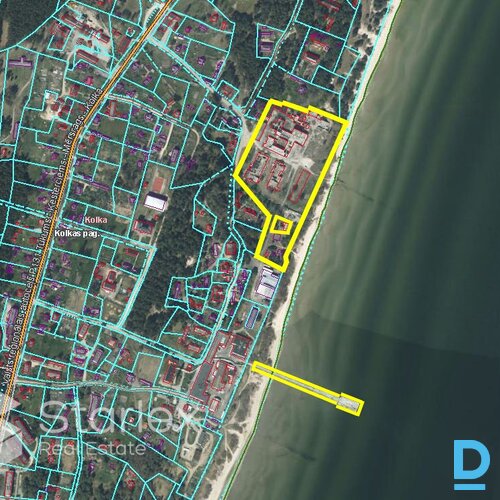 Zemes īpašums jūras krastā blakus Kolkas ragam