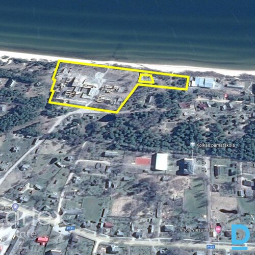 Zemes īpašums jūras krastā blakus Kolkas ragam