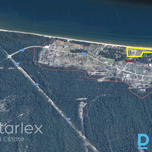 Zemes īpašums jūras krastā blakus Kolkas ragam