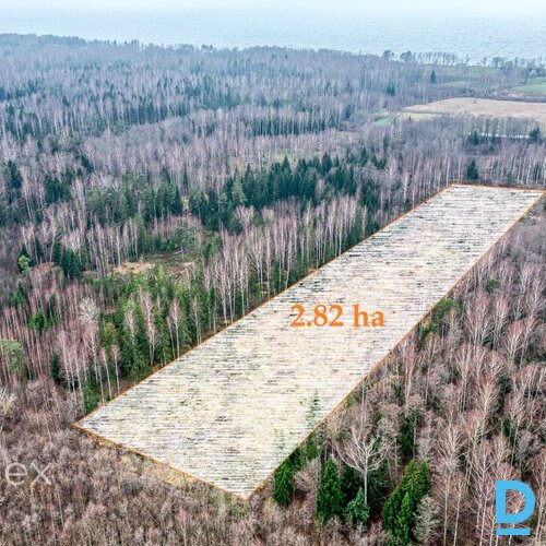 Pārdošanā zemes gabals Skultes pagastā, netālu no jūras. • Ir iespējama sadale līdz 2500m²