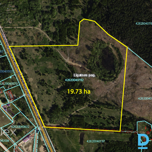 19.73 ha zemes gabals Augšlīgatnē 19.73 ha zemes gabals Augšlīgatnē