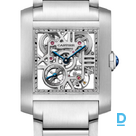 For sale Cartier Tank Francaise Skeleton Large