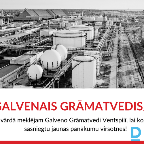 Galvenais grāmatvedis Ventspilī Galvenais grāmatvedis Ventspilī