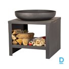 Fire pit with stand