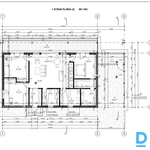 Pārdošanā 1202 m² zemes gabals privātmājas būvniecībai klusā ciematā netālu no S