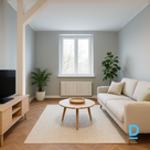 For sale is a spacious and newly renovated 2-room apartment in the center of Rig