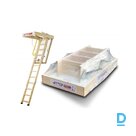 Wooden attic ladder "Nordic" 120 x 70 cm