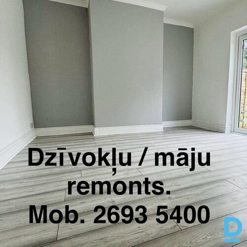 Darbi ar reģipsi, dzivokļu māju remonts Darbi ar reģipsi, dzivokļu māju remonts