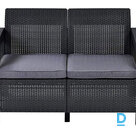 Dubultdīvāns KETER CORFU LOVE SEAT grafīta pelēks