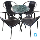 BESK Garden set, table and 4 chairs (4750959104392)