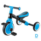 GLOBBER mācību trīsritenis Learning Trike, zili, 735-101