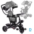 Trike Fix Lite 2in1 Bērnu Trīsritenis ar Rokturi Pelēks (6200)