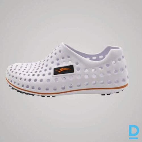 Pārdod Vīriešu sandales Ūdens Apavi ar Neslīdošu Zoli Viegli TIGER AQUA GRIP System EVA Spirit of Grip White France Izcils Saķeres Koeficients Ūdens Sporta Aktivitātei Ikdienai