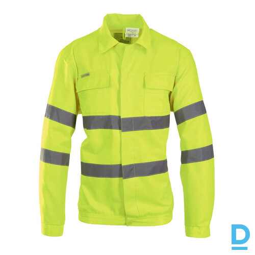 Pārdod Darba jakas HI-VIS BF 001 Flash Brixton Reflective Work Jacket Yellow Drošības Darba Apģērbs