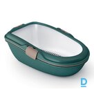 Cat litter box Furba Chic Maxi 69.5x47x26cm green/light gray (2198006)