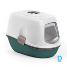 Cat litter box Furba Top Chic 58.5x39.4x42.7cm white/green (2197963)
