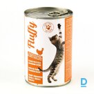 Konservi kaķiem FLUFFY, ar mājputnu gaļu, 410g (450-24986)