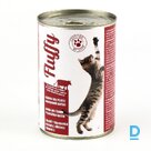 Konservi kaķiem FLUFFY, ar liellopa gaļu, 410g (450-24988)