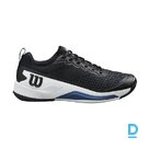 WILSON TENISA APAVI VĪRIEŠU RUSH PRO 4.5 Black/White /44 (WRS333150E100)