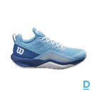 WILSON TENNIS SHOES WOMEN'S RUSH PRO LITE BonnieBlue/DejaVuBlue/White