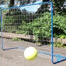 Vārti futbola ar tīklu, zili,180x120x60cm (GTM8008)