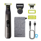 PHILIPS OneBlade Pro 360 skuveklis 20mm seja+ ķermenis, hroma (QP6552/15)