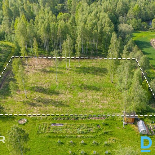 Pārdošanā līdzens 5014 m² zemes gabals privātai apbūvei netālu no Jaunolaines.Ze