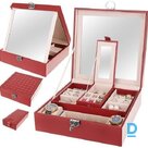 Rotaslietu koferis P8891 burgundi krāsā