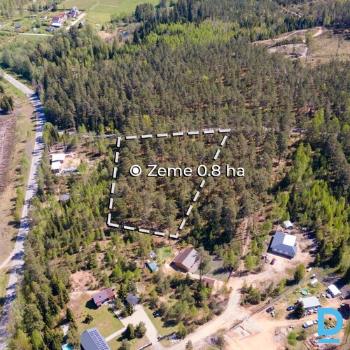 0.8 ha zeme, Zaķīši, Meža miers, Inčukalna pagasts, Siguldas novads, Latvija.