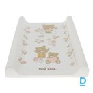 Пеленальный столик BEAR белый жемчуг 50x70 см TegaBaby MS-009-119 [A]