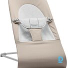 BABYBJÖRN кресло-качалка BALANCE Soft Woven/Jersey, бежевый/серый, 00538