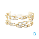 Pārdod Messika Move Link 3-row diamond cuff