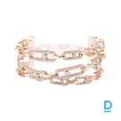 Pārdod Messika Move Link 3-row diamond cuff