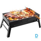 GrillPapa Super Compact Barbeque Saliekamais Metāla Grils 36x29x6.8cm ideāls piknikam un kempingam