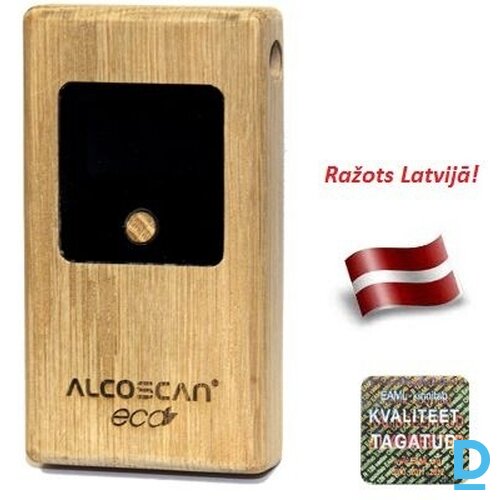 ALCOSCAN Eco alkometrs (alkotesteris) Ekskluzīva dāvana! Ražots Latvijā!