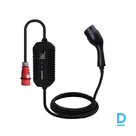 EV Charging Portable Type 2 Charger 5m Adjustable 10A–32A 22 kW 3-Phase IP66 Black (MG22CET25)