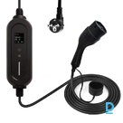 EV Charge Portable Type 2 Charger with 7m Cable 3.6kW 6A–16A 1-Phase IP65 Black (MG35CET27)