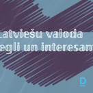 Latvian language online lessons