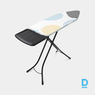 BRABANTIA ironing board (C) 124x45 cm, PerfectFlow- Spring Bubbles (134708)