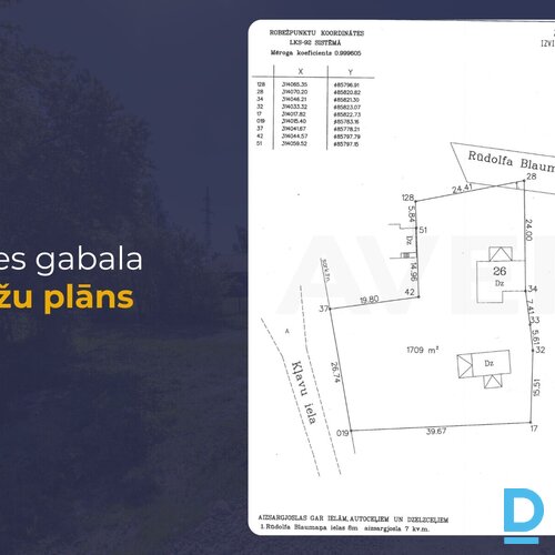 Pārdošanā 1700 m² zemes gabals 150 metru attālumā no jūras.Komunikācijas:- izvei