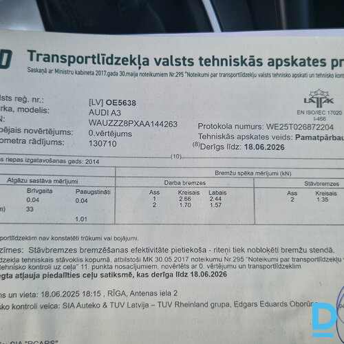 Pārdod Audi A3 1.4i, 2010 Pārdod Audi A3 1.4i, 2010